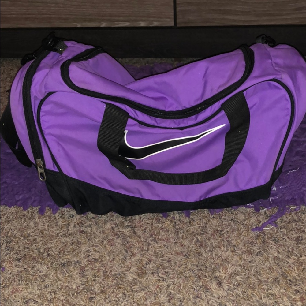 Purple Nike Duffel Bag